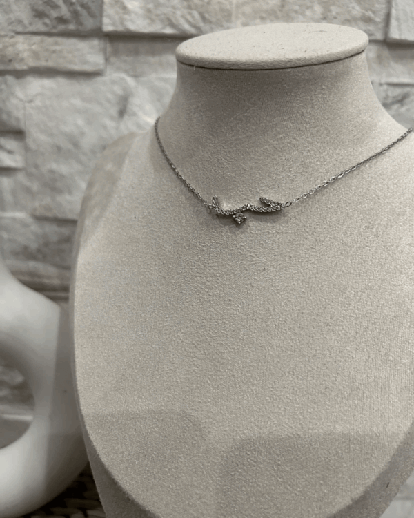 Collier Ecriture Arabe - Argenté zoomé