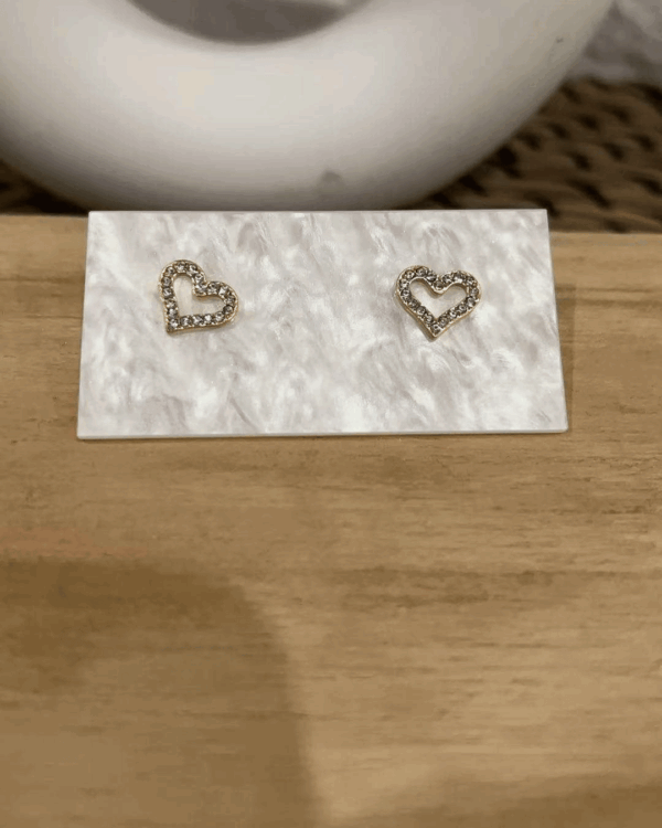 Boucle d'oreille cœur