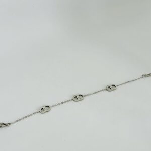 Bracelet en Acier Inoxydable – Maillons Élégants Argentés