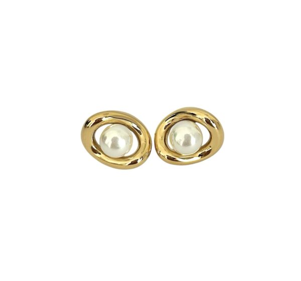 Boucles d’oreilles Perla Dorée