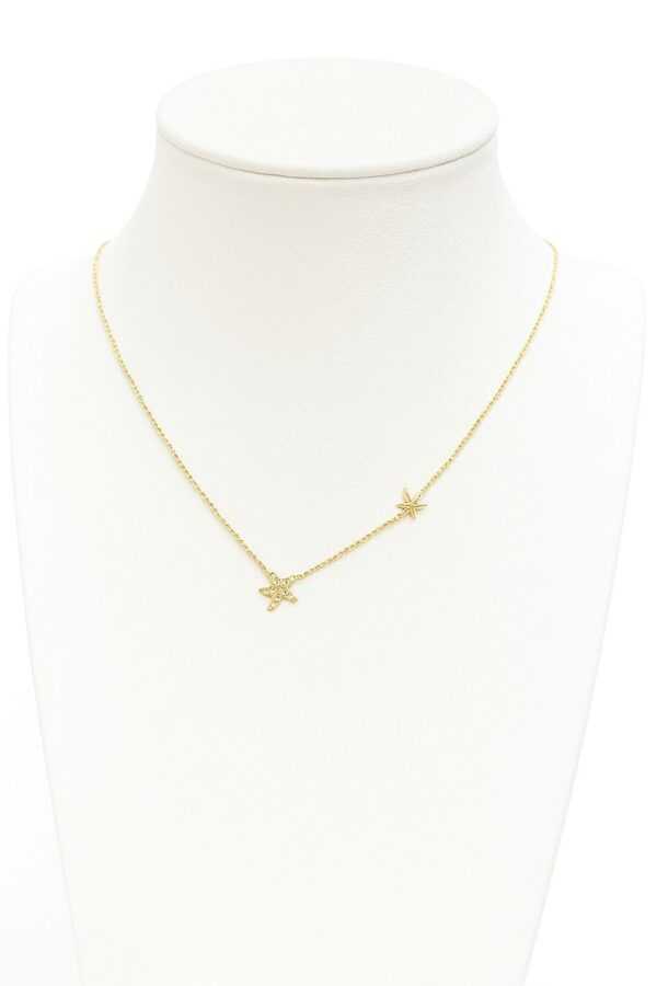 Collier fin étoiles de mer